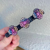 Thumbnail for Sparkling Crystal Stone Braided Hair Clips