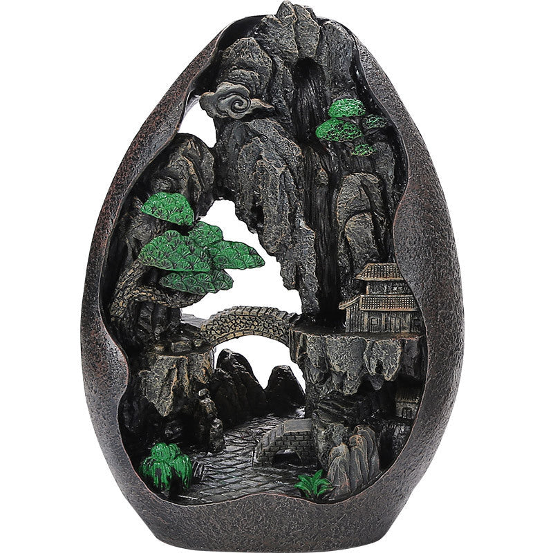 Fountain Waterfall Backflow Incense Burner