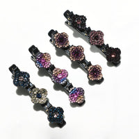Thumbnail for Sparkling Crystal Stone Braided Hair Clips