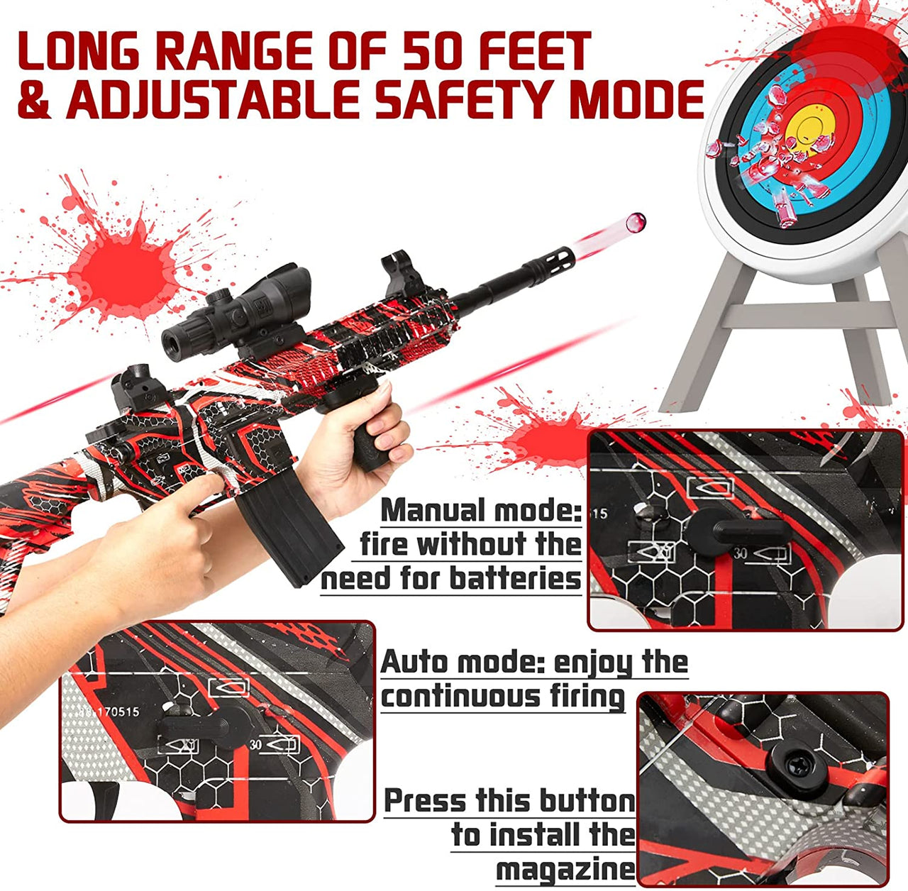 M416 Electric Splatter Ball Blaster