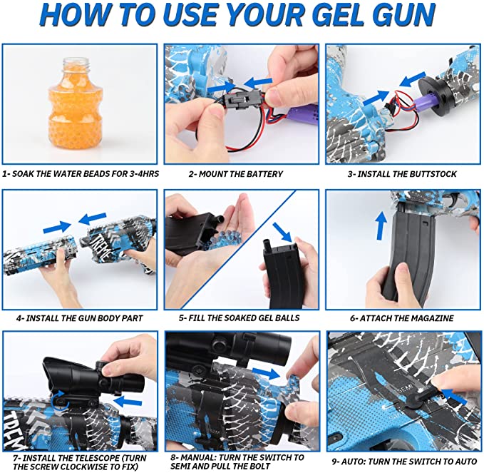 M416 Electric Splatter Ball Blaster