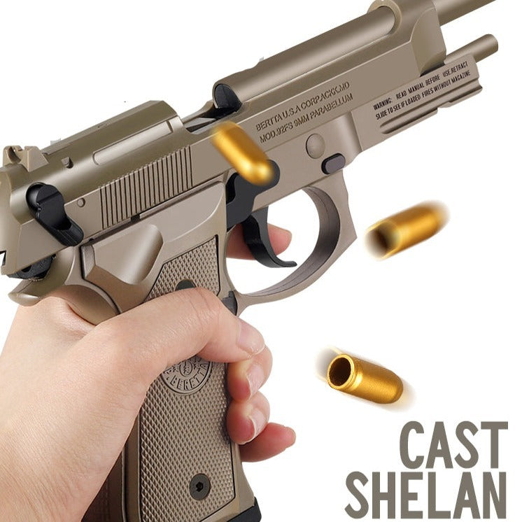 Beretta M92 Auto Shell Ejection Blowback Laser Toy