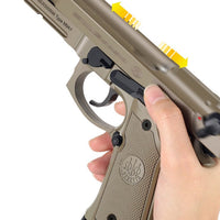 Thumbnail for Beretta M92 Auto Shell Ejection Blowback Laser Toy
