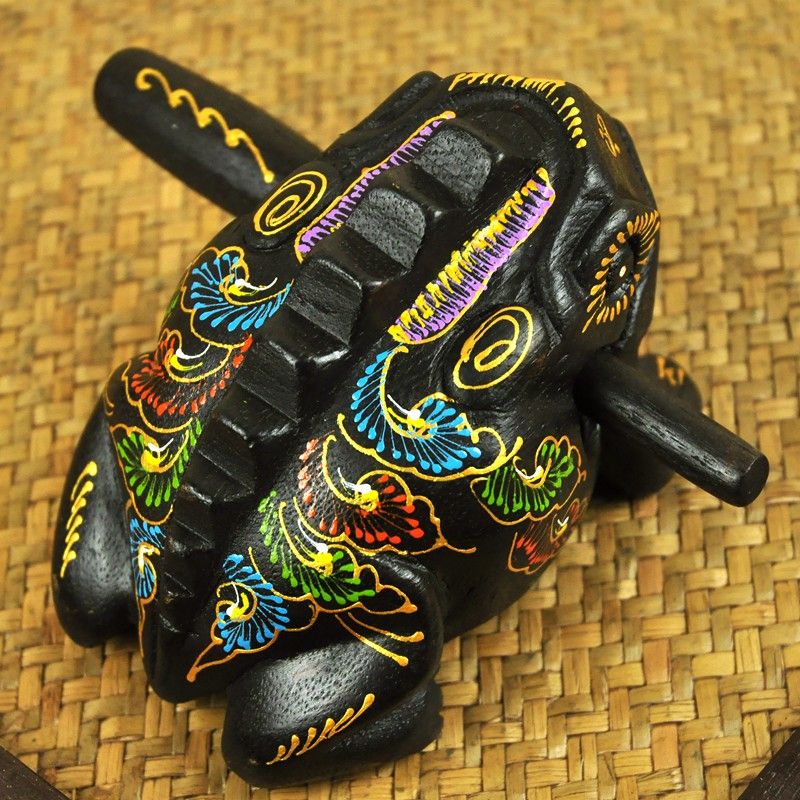 Colorful Wooden Frog Toy