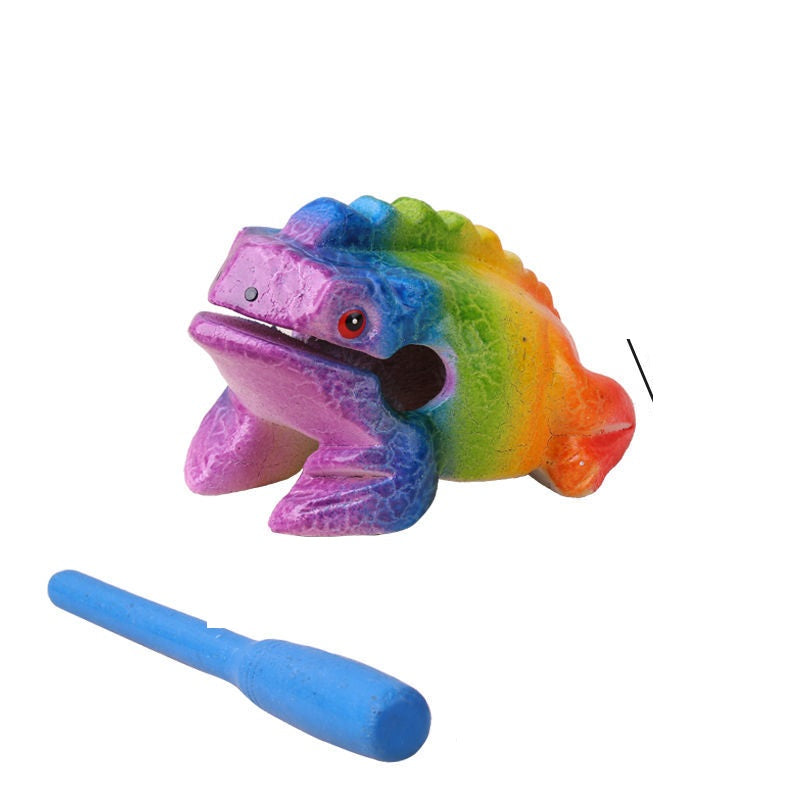 Colorful Wooden Frog Toy