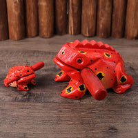 Thumbnail for Colorful Wooden Frog Toy