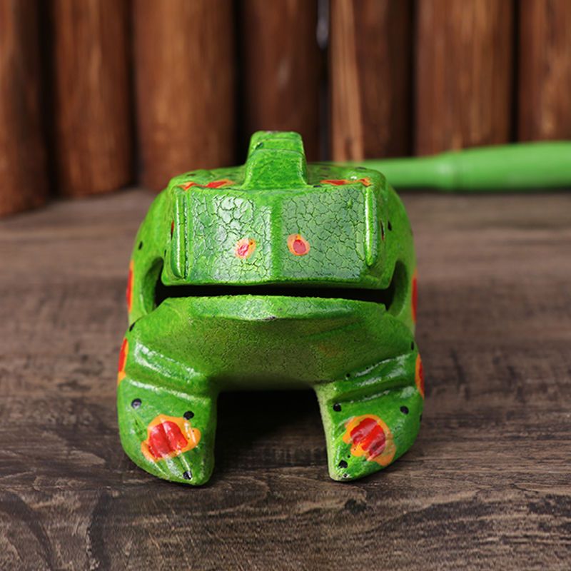 Colorful Wooden Frog Toy
