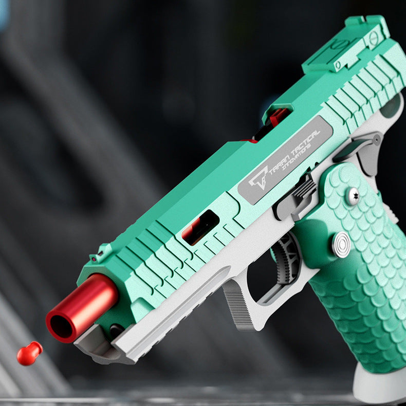 Combat Master 2011 Auto Shell Ejection Blowback Laser Toy Gun