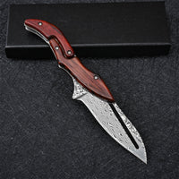 Thumbnail for Damascus Mechanical folding knife