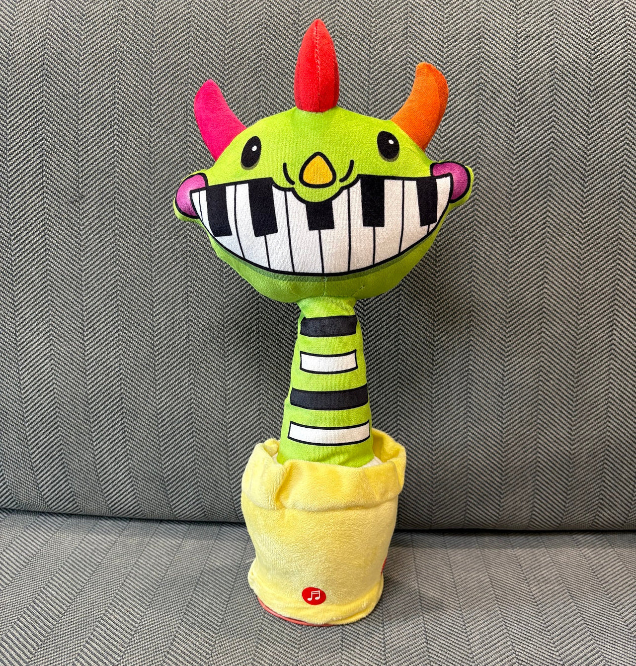 Dancing Doey Pianosaurus Plush Toy