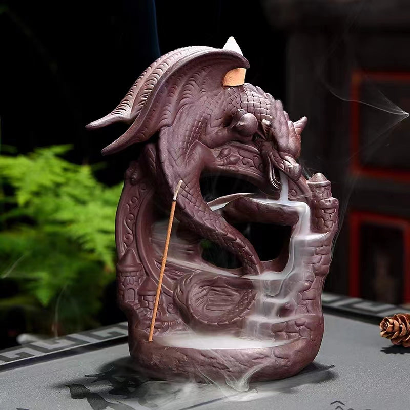 Dragon Waterfall Backflow Incense Burner