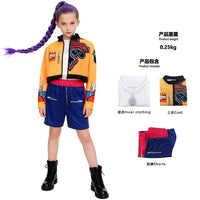 Thumbnail for KPop Demon Hunters Costume Jumpsuit for Kid