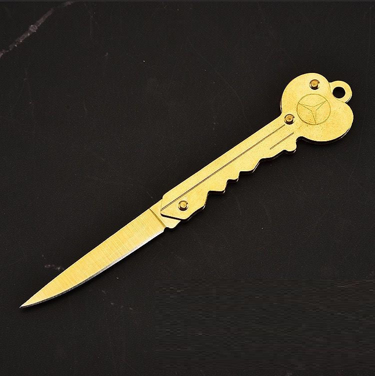 Key-Shaped Folding Knife
