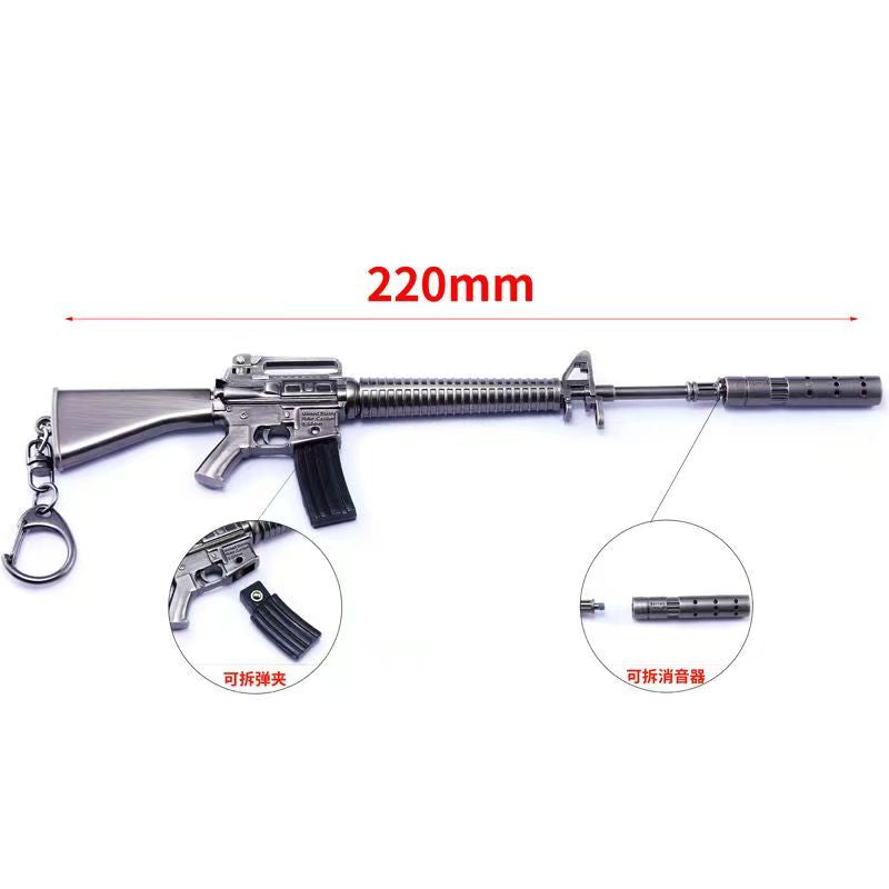 Mini M16 Rifle Keychain