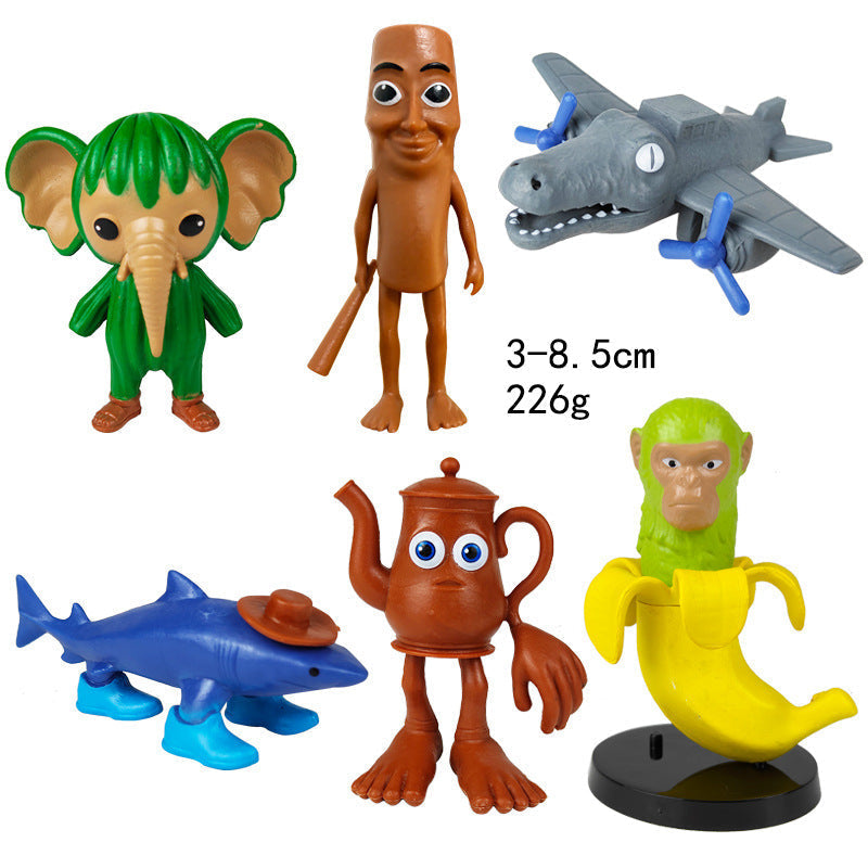 Mini Tung Tung Tung Sahur Figures Toy