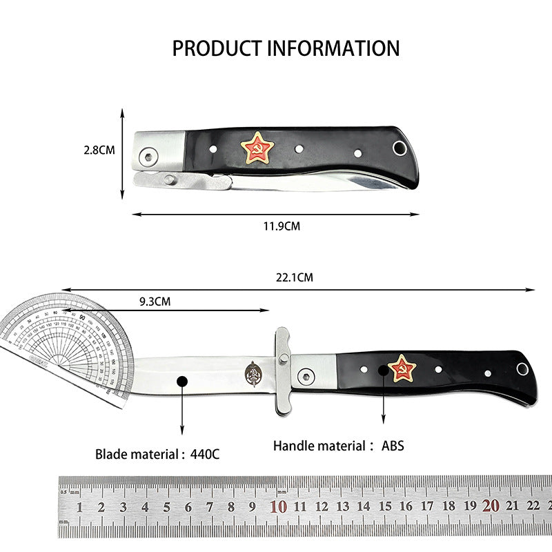 Russian Finka NKVD Patriot Folding Knife