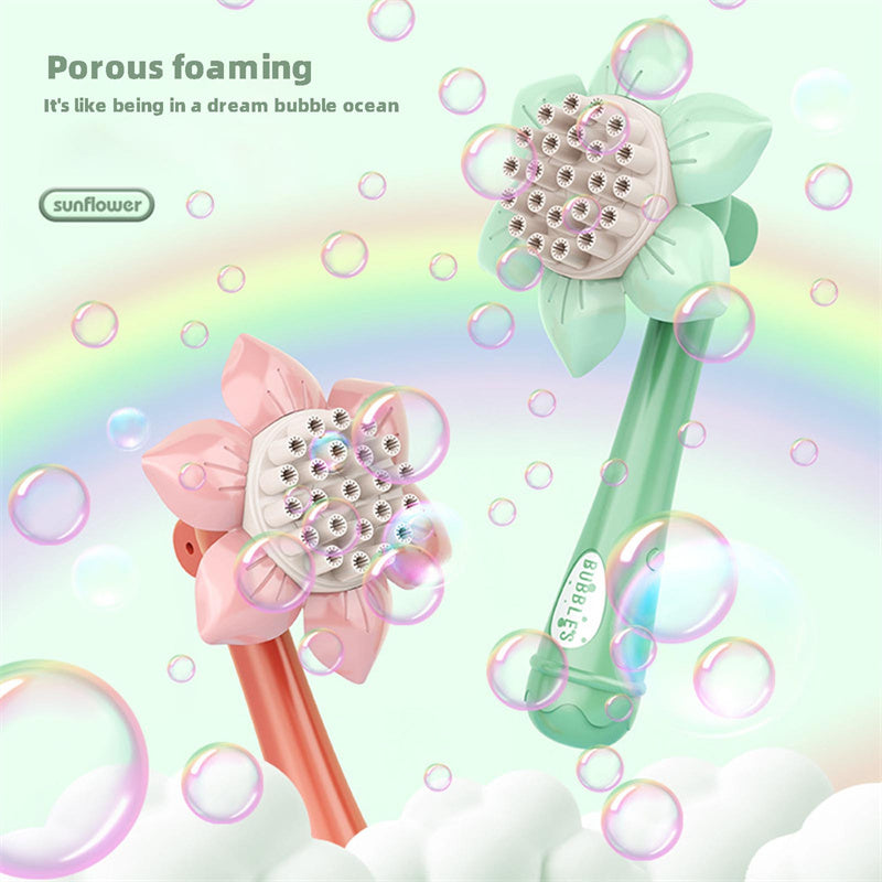 Sunflower Bubble Gun