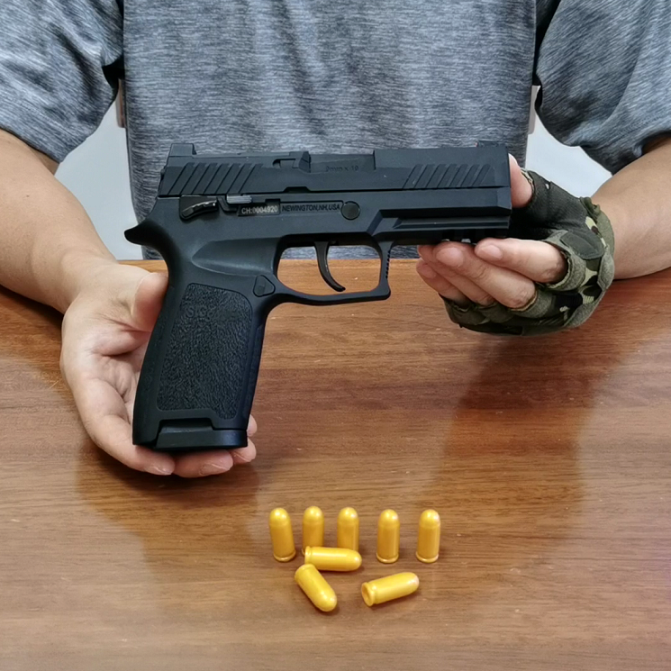 SIG Sauer P320 Auto Shell Ejection Blowback Laser Toy