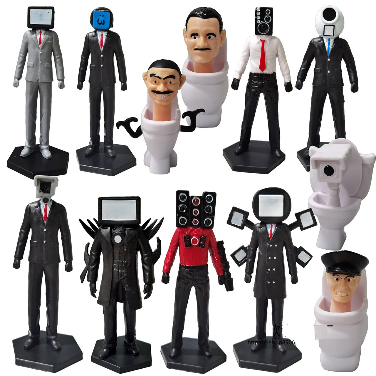 Skibidi Toilet Action Figure