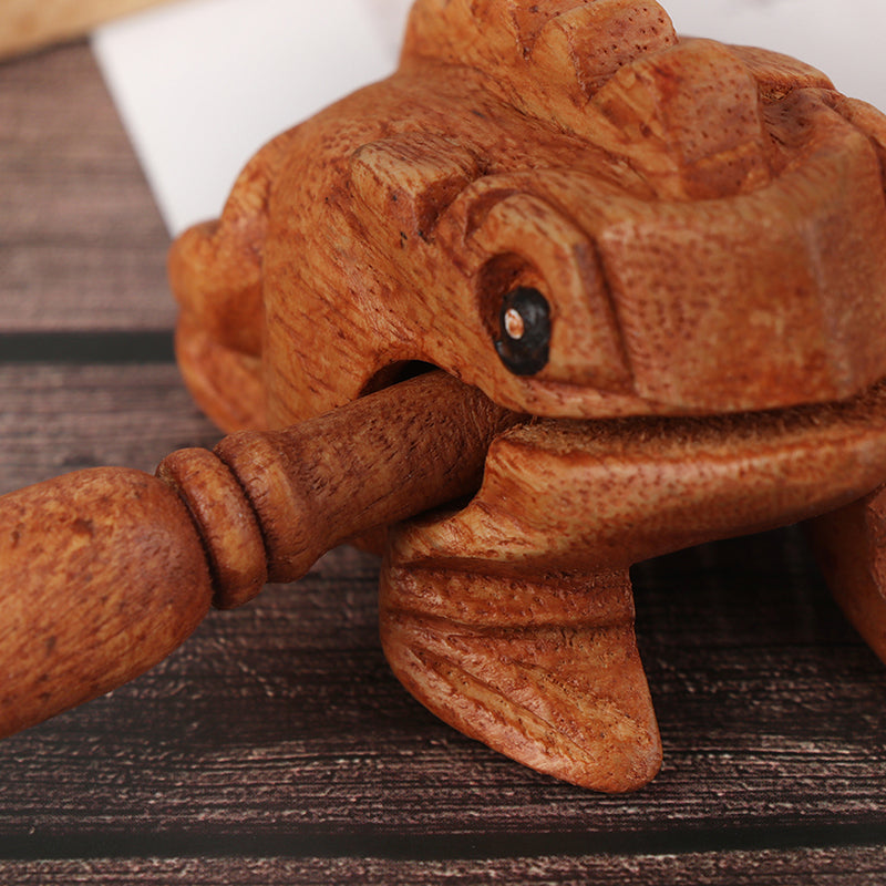 Wooden Frog Instrument