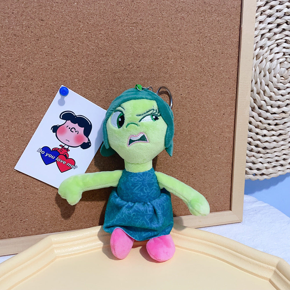 Mini Inside Out 2 Plush Keychain