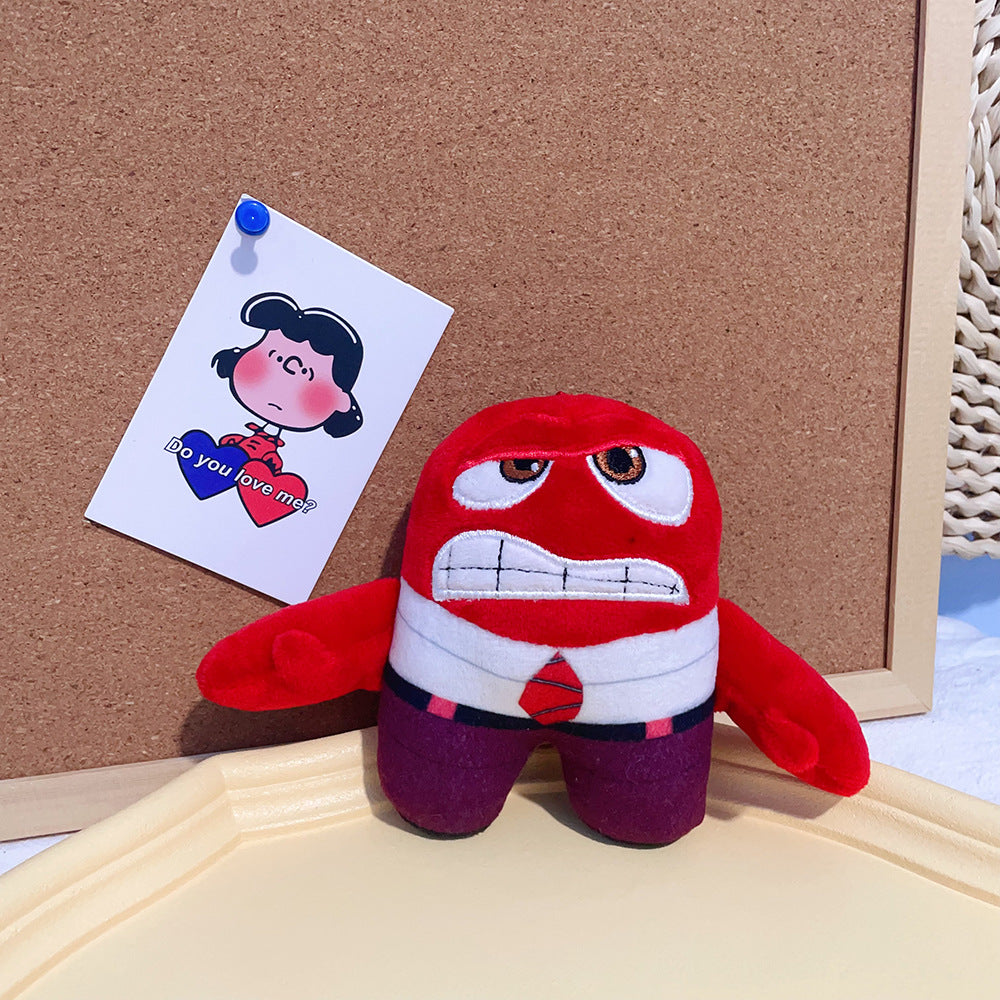 Mini Inside Out 2 Plush Keychain