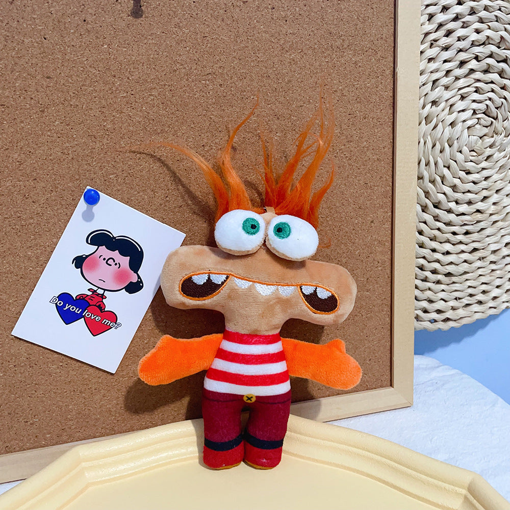 Mini Inside Out 2 Plush Keychain
