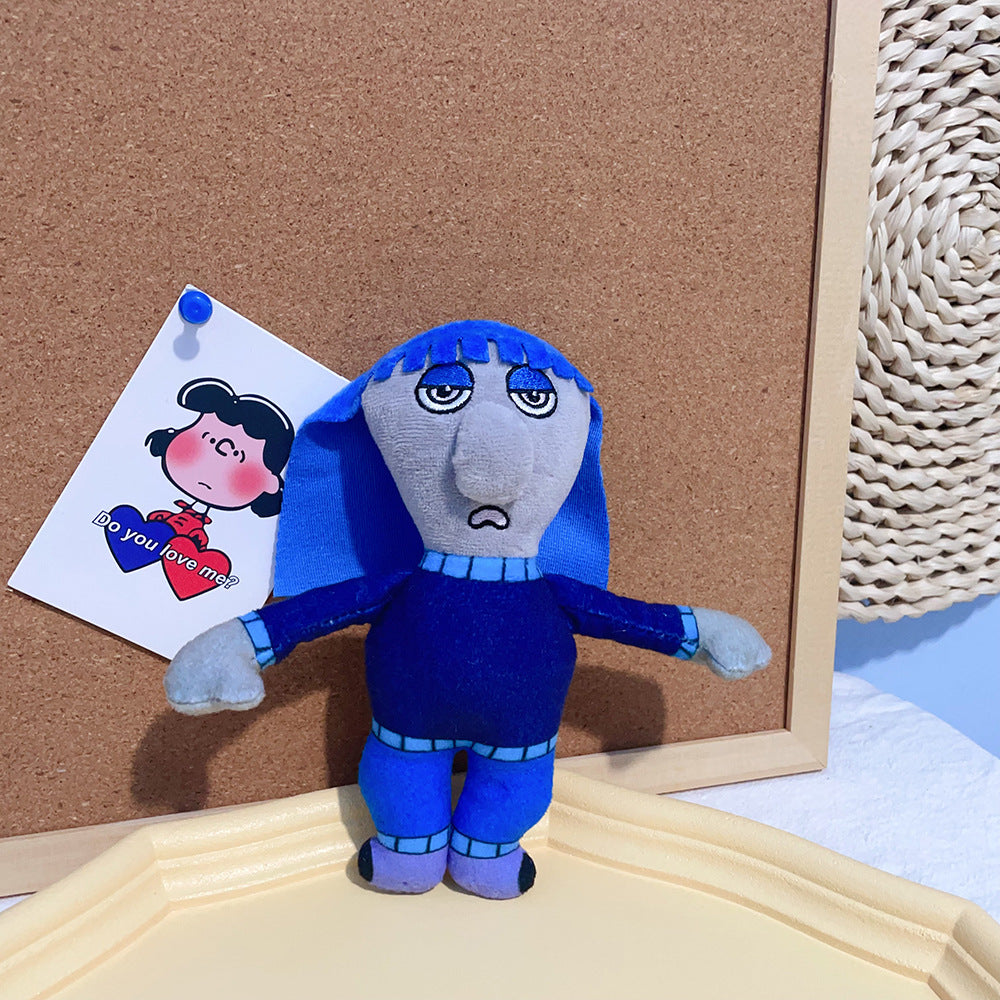Mini Inside Out 2 Plush Keychain