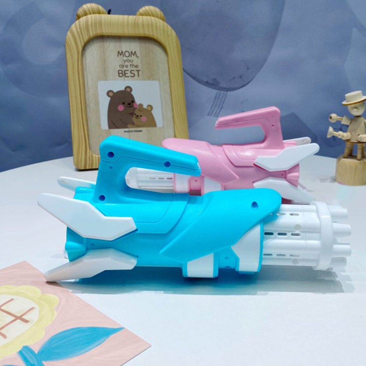 Gatling Bubble Machine Toy