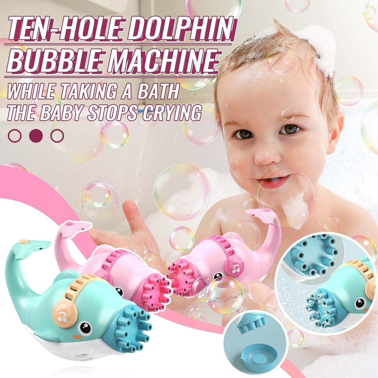 Dolphin Bubble Machine