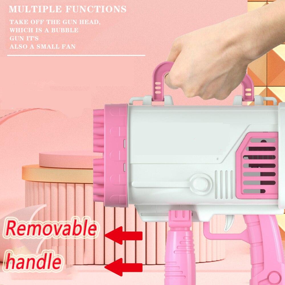 Biggest Bubble Machine with Lights - 52 Holes