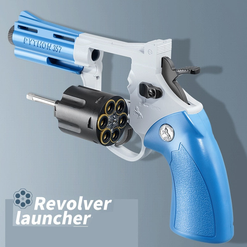 357 Revolver Pistol Soft Bullet Toy