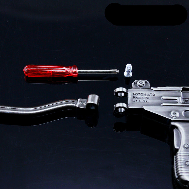 Mini UZI Submachine Keychain